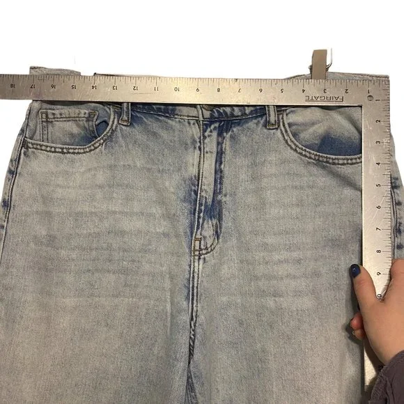 Cello Wide Leg Acid Wash Highwaist Jeans 13 - Picture 4 of 11